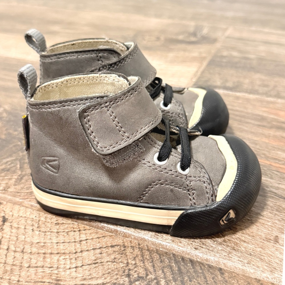 KEEN Toddler Coronado High Top Shoes, Gray,5
